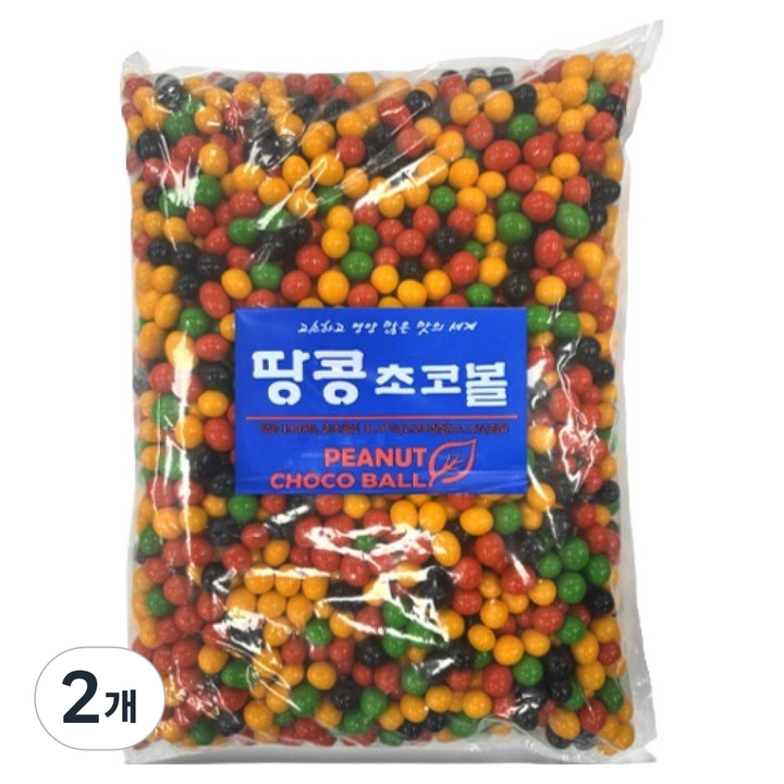 하루견과 땅콩 초코볼, 1kg, 2개