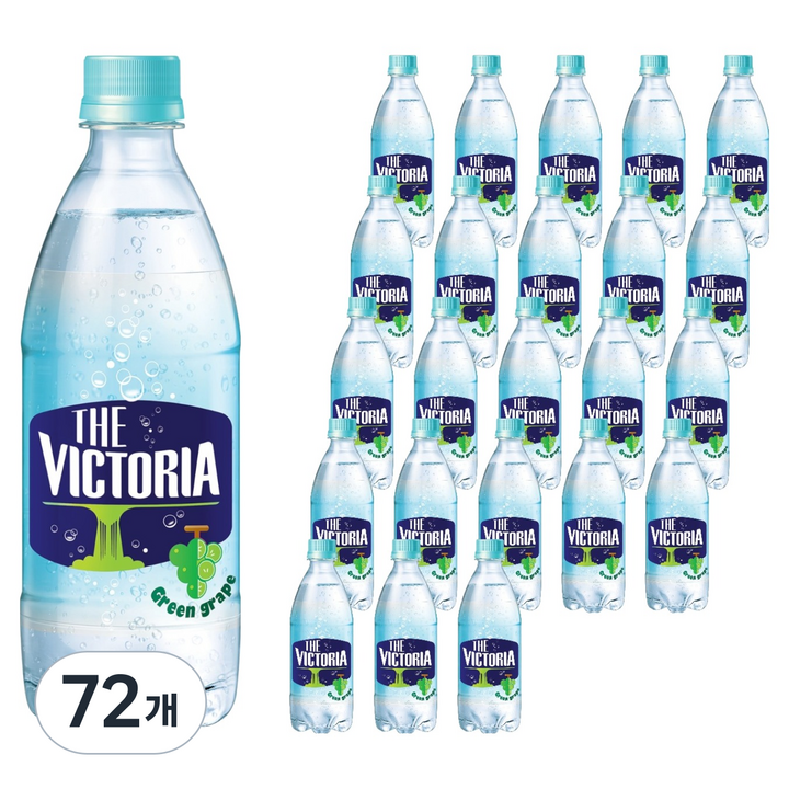 웅진빅토리아 더빅토리아 청포도 탄산음료, 500ml, 72개