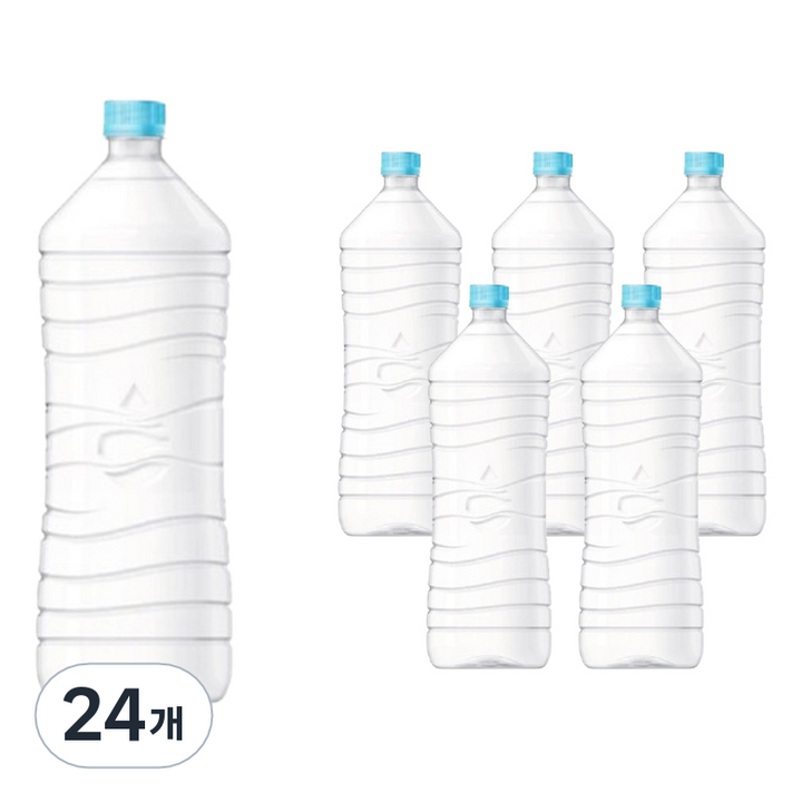 롯데칠성음료 하늘샘 생수 무라벨, 2L, 24개