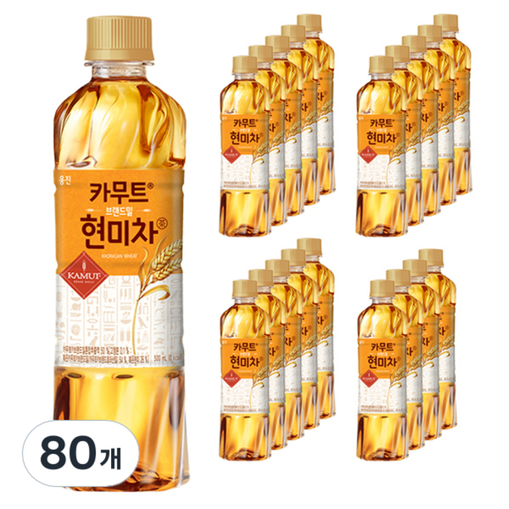 웅진 카무트 현미차, 500ml, 80개