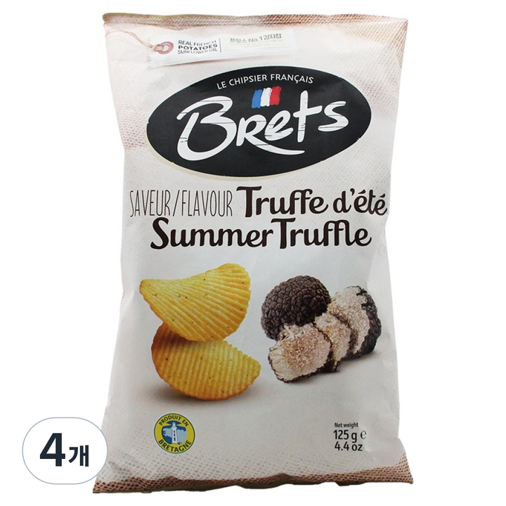 브렛츠 써머트러플 감자칩, 125g, 4개