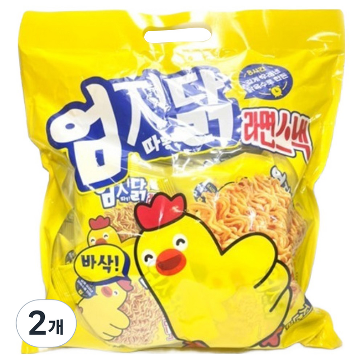 엄지닭라면스낵 오리지널, 400g, 2개