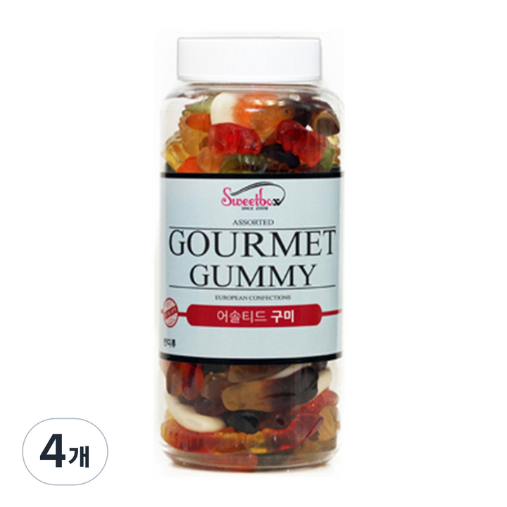 혼합 젤리, 700g, 4개