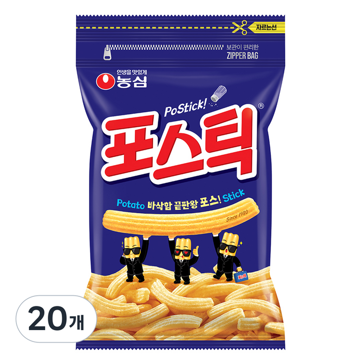 포스틱 과자, 280g, 20개