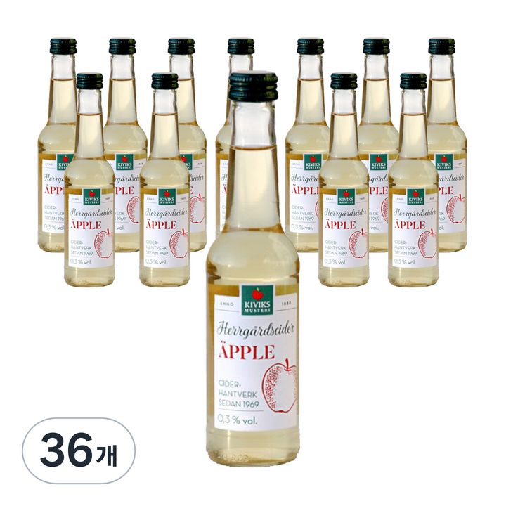 키빅스 애플 사이더, 275ml, 36개