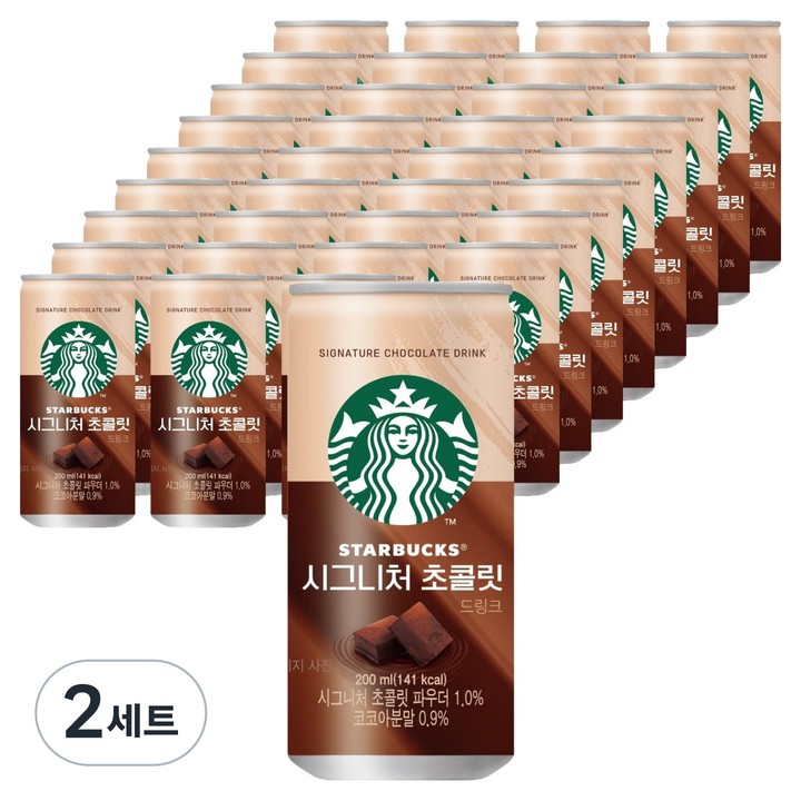 스타벅스 시그니처 초콜릿, 200ml, 72개