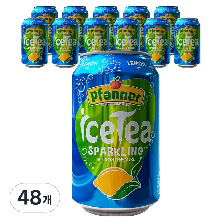 파너 아이스티 레몬 스파클링, 48개, 330ml