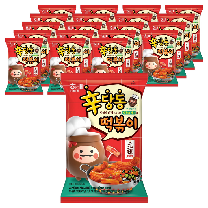 해태제과 신당동 떡볶이 스낵, 110g, 20개