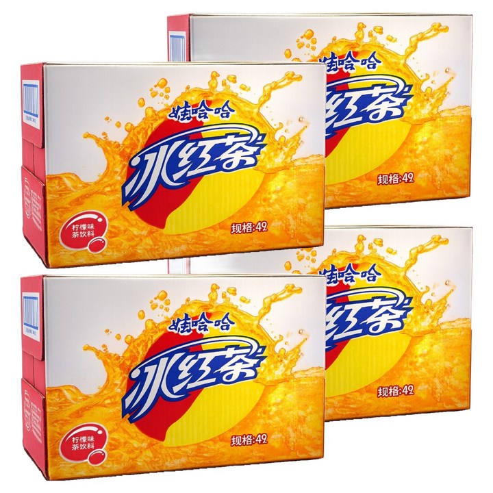와하하 빙홍차 아이스티, 490ml, 60개
