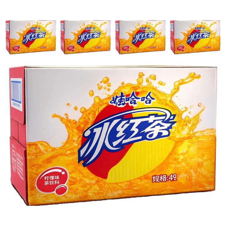 와하하 빙홍차, 490ml, 75개