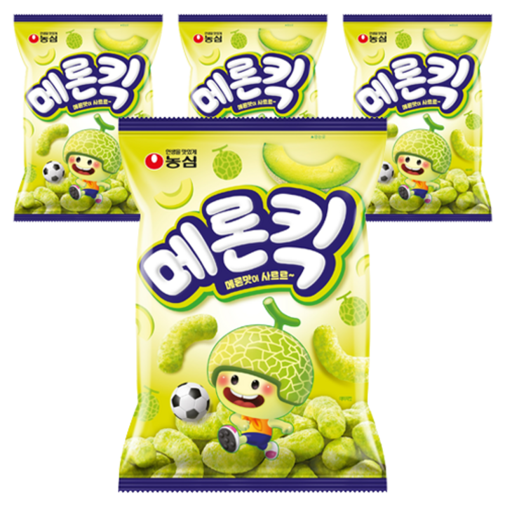 농심 메론킥, 60g, 4개