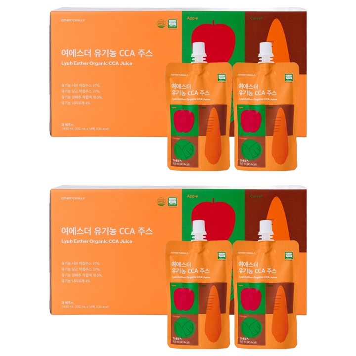 에스더포뮬러 여에스더 유기농 CCA 주스, 100ml, 28개