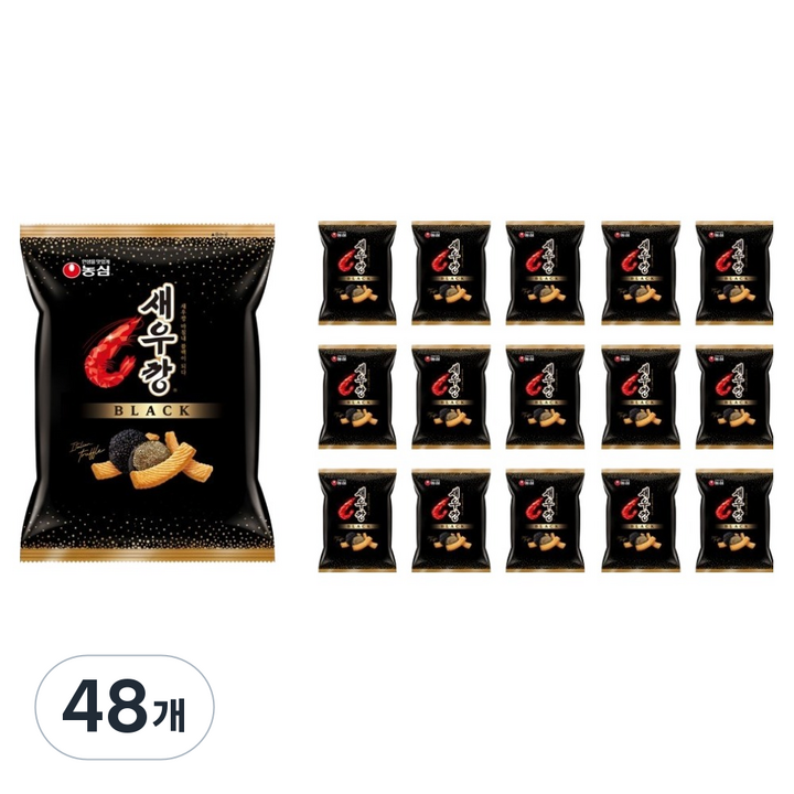 새우깡 블랙, 105g, 48개