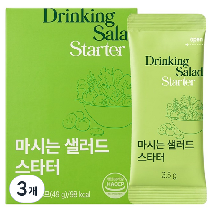 이롭핏 마시는 샐러드 스타터 14p, 3개, 49g