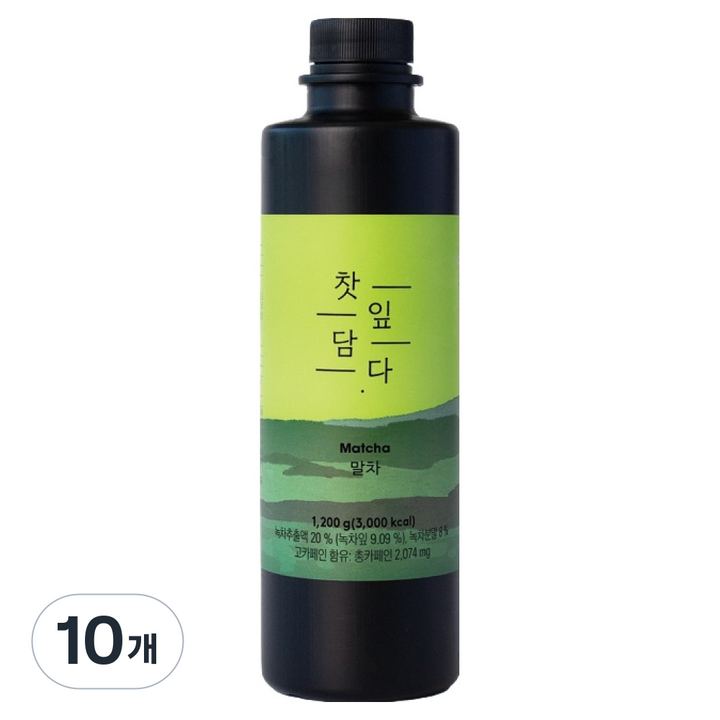 스위트컵 찻잎담다 말차, 10개, 1.2kg