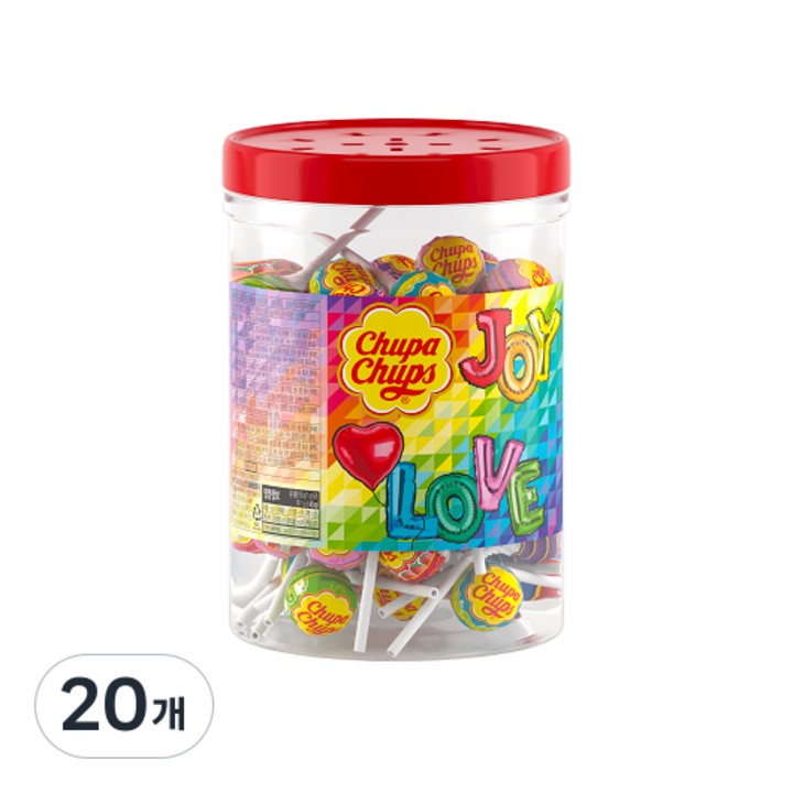츄파춥스 미니튜브 50개입, 550g, 20개
