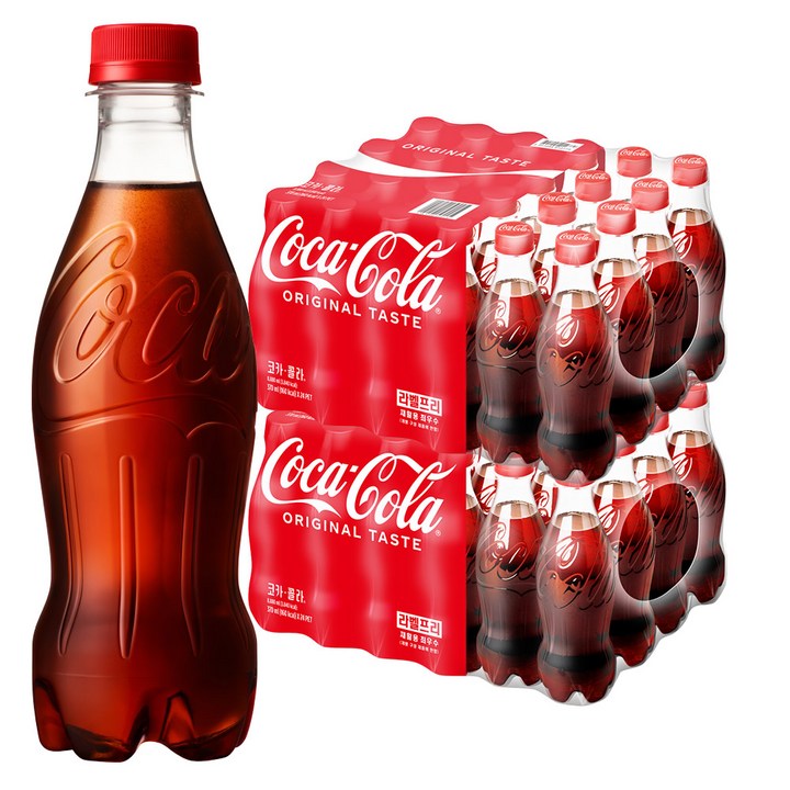 코카콜라 오리지널 무라벨, 370ml, 48개