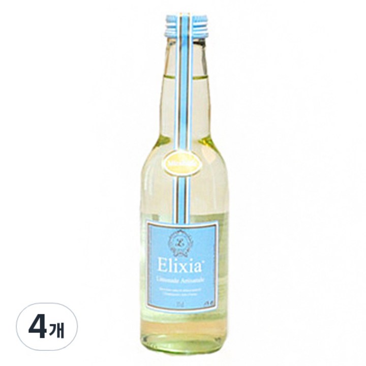 엘릭시아자두맛탄산음료, 330ml, 4개