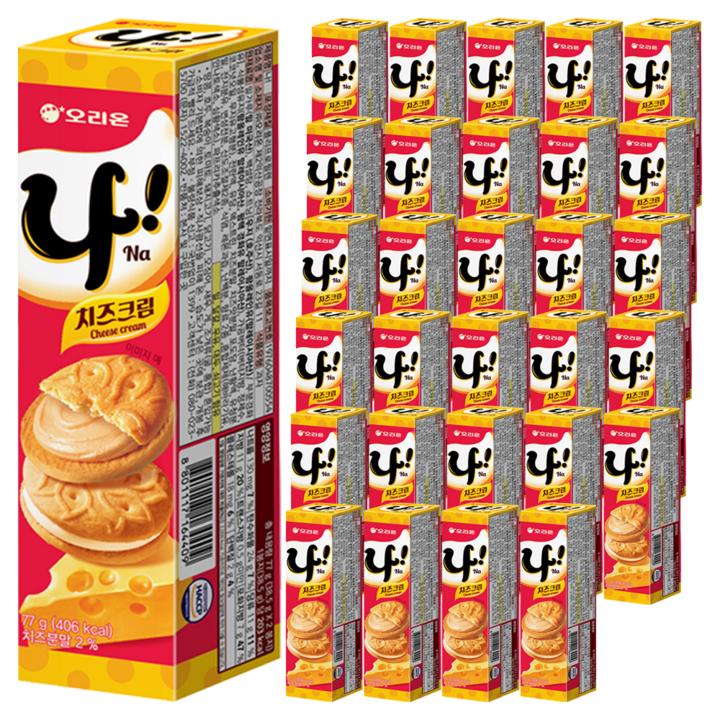 오리온 나샌드, 77g, 40개