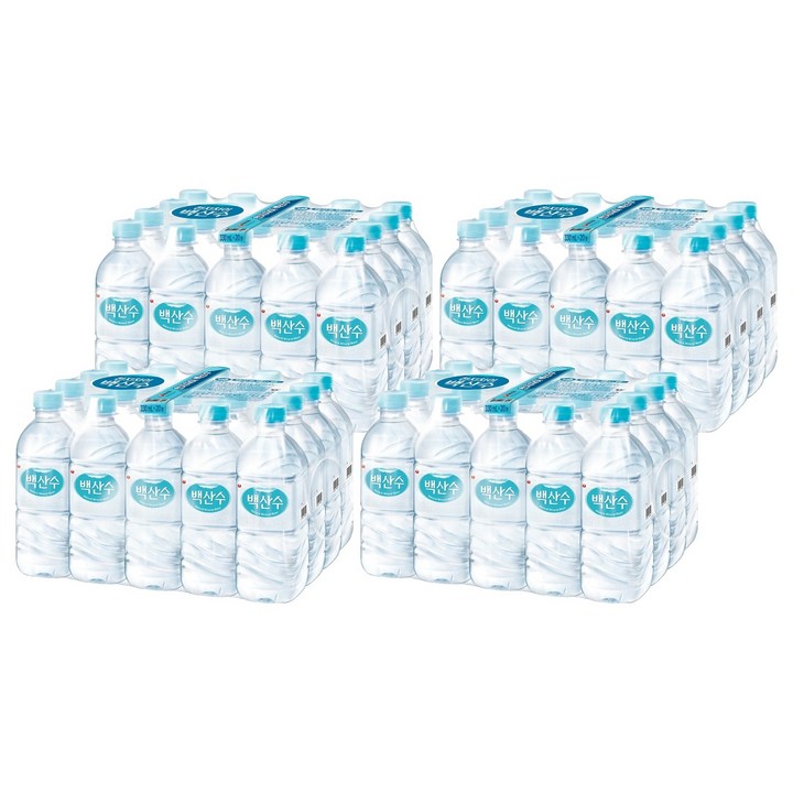 백산수, 330ml, 80개