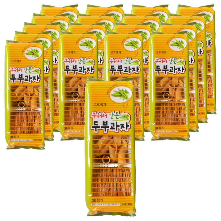 [금호제과] 구워서 만든 과자, 180g, 18개