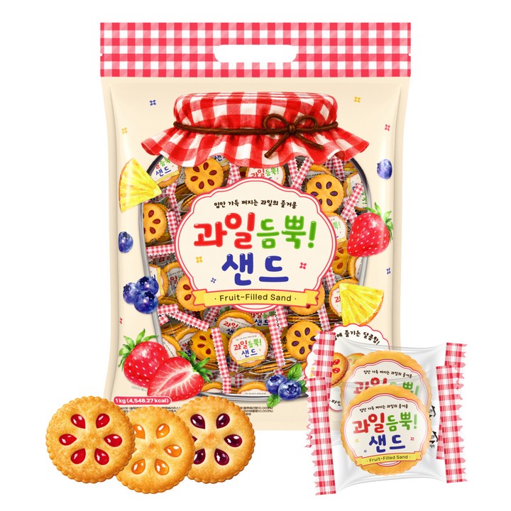 과일듬뿍 샌드, 1개, 1kg