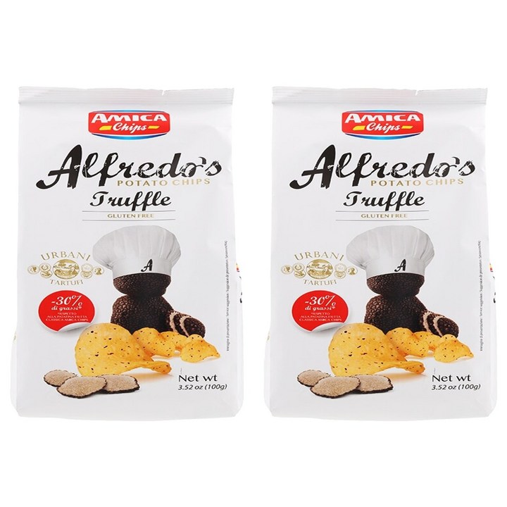 아미카칩스 알프레도 트러플 감자칩, 100g, 2개