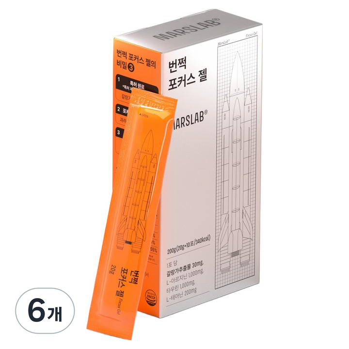 모트모트 번쩍 포커스 젤, 6개, 200g