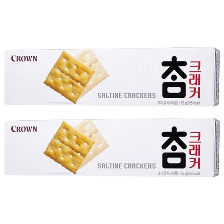 크라운 참 크래커, 56g, 2개