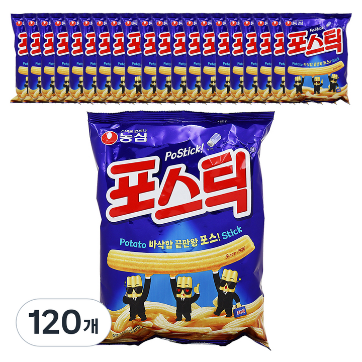 포스틱 과자, 84g, 120개