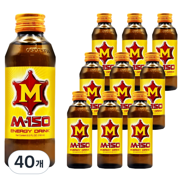 엠150 에너지 드링크 음료, 150ml, 40개