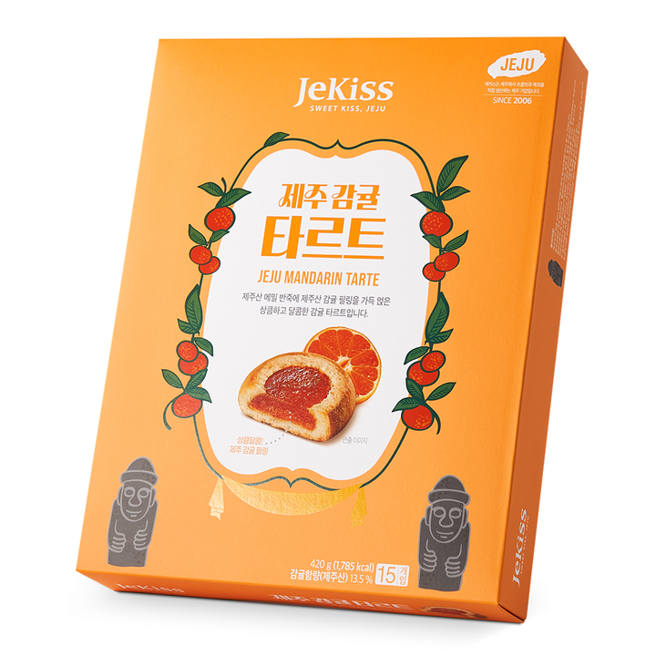 제키스 제주 감귤 타르트, 420g, 1개