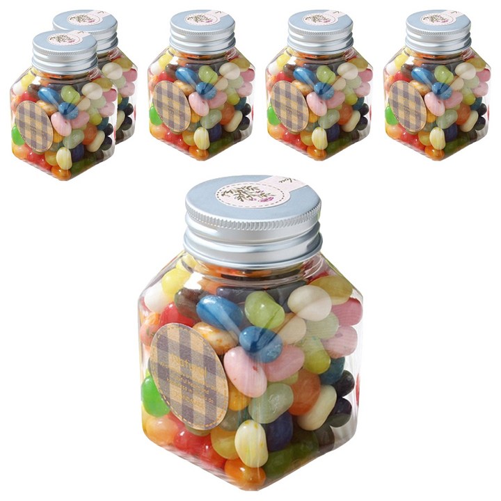 젤리벨리 젤리빈 사탕세트 1호, 130g, 6개