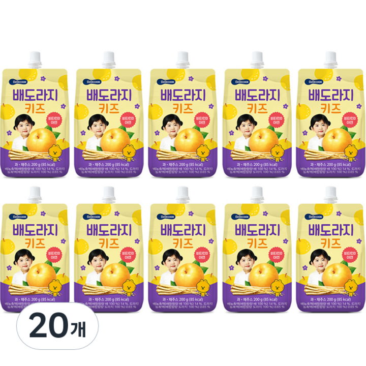 베베쿡 배도라지 키즈, 200g, 20개