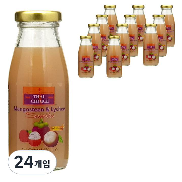 타이초이스 망고스틴 앤 리치 스무디, 180ml, 24개입