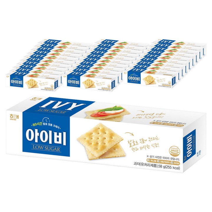 해태제과 아이비, 58g, 40개