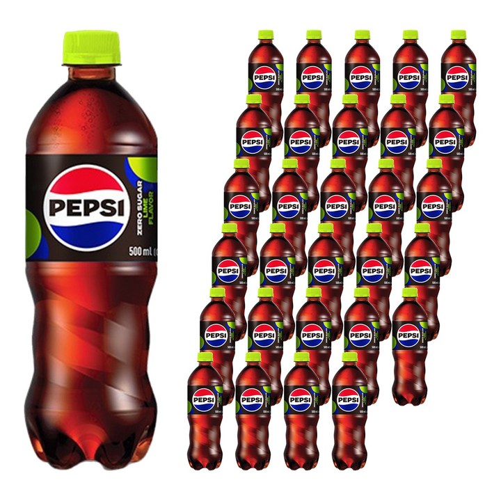 펩시 제로 슈거 라임향, 500ml, 36개
