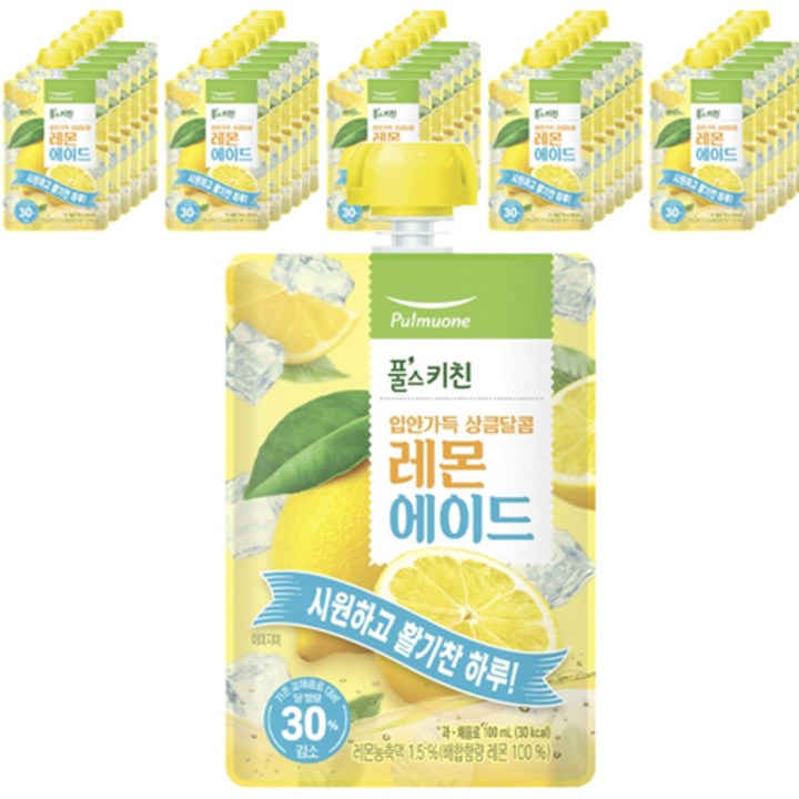 풀스키친 레몬에이드, 100ml, 40개