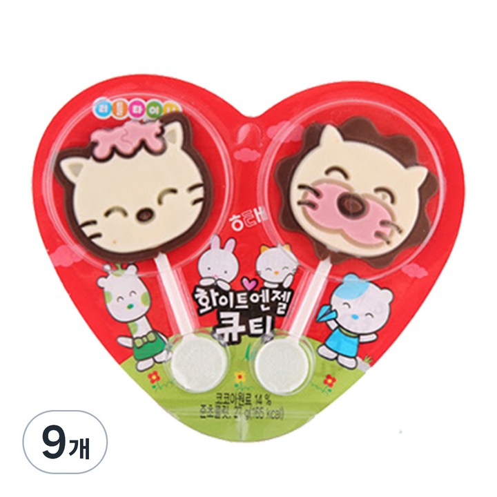 해태화이트엔젤 큐티, 27g, 9개