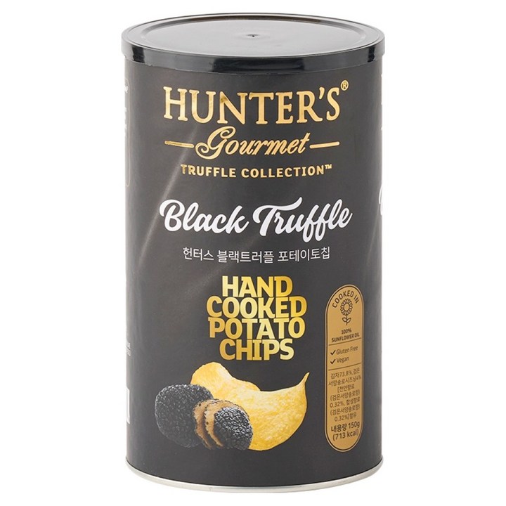 헌터스고메 수제 감자칩 블랙트러플, 150g, 1개