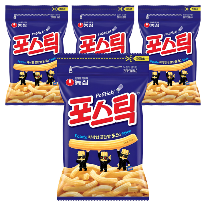 포스틱 과자, 280g, 4개