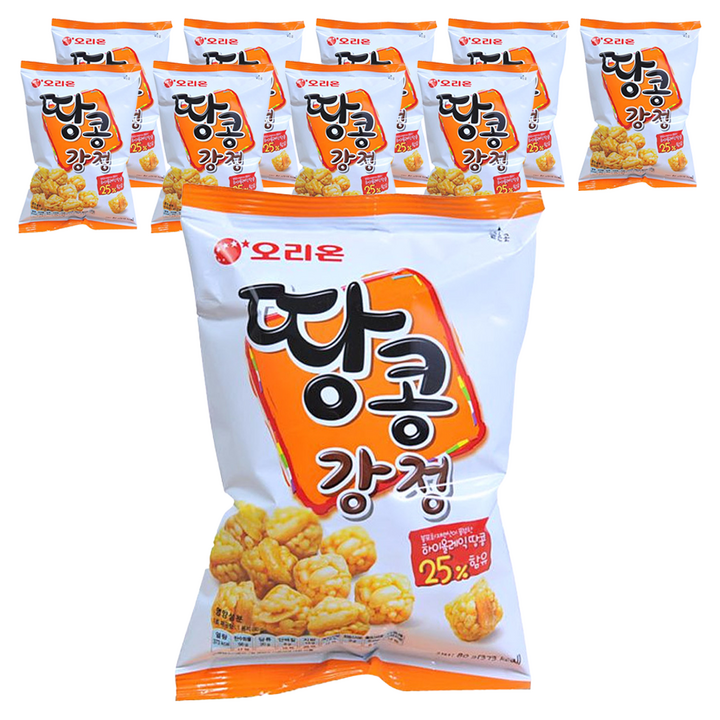 오리온 땅콩강정, 147g, 10개