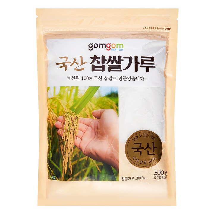 곰곰 국산 찹쌀가루, 500g, 1개