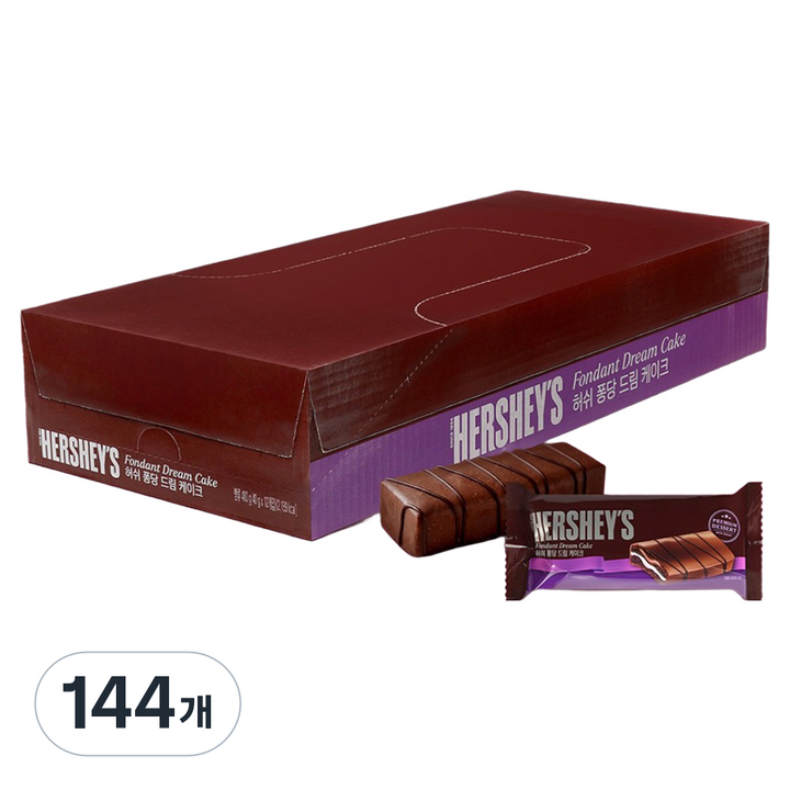 허쉬 퐁당 드림 케이크, 40g, 144개