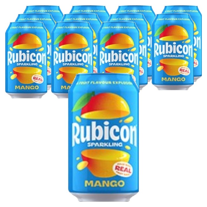 rubicon 망고 스파클링, 12개, 330ml