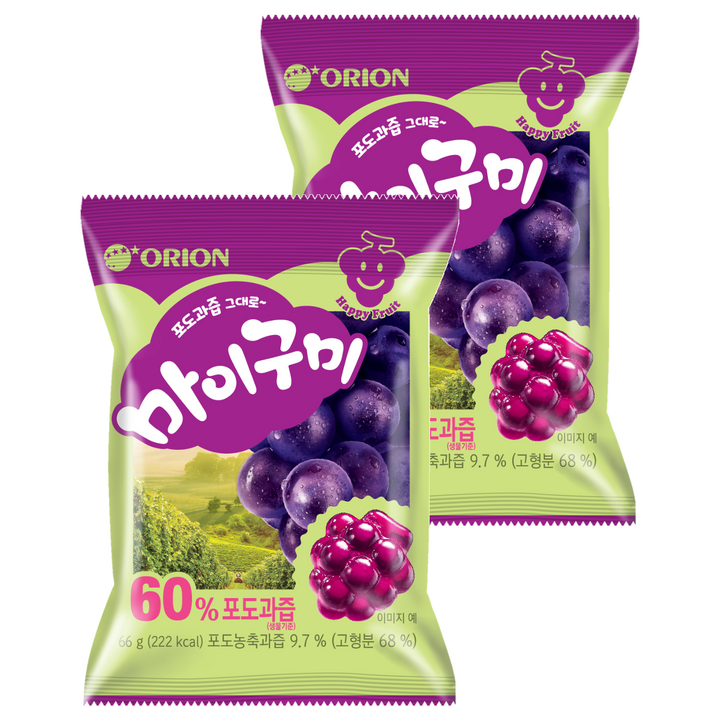 마이구미 포도, 66g, 2개