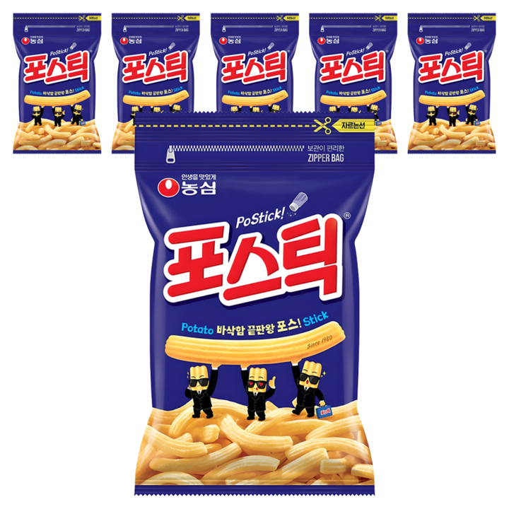 포스틱 과자, 280g, 6개
