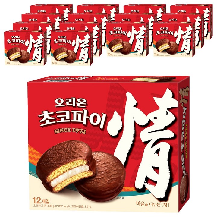 오리온초코파이 정, 468g, 15개