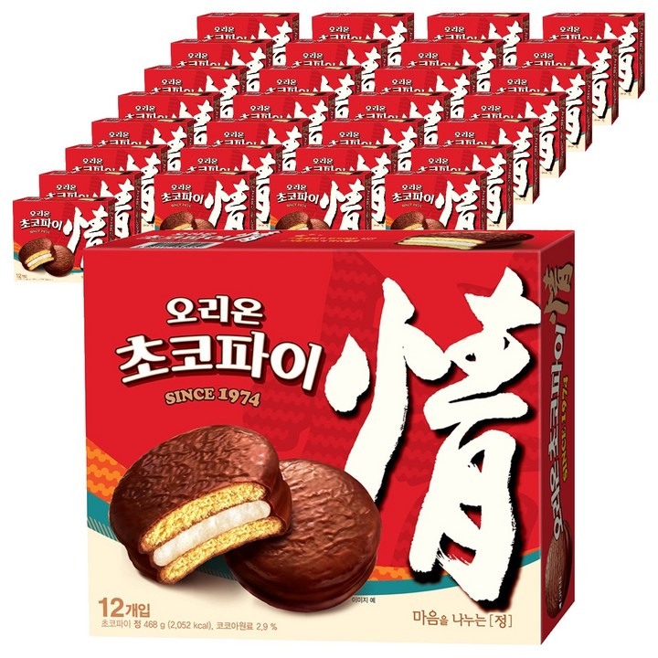 오리온초코파이 정, 468g, 30개