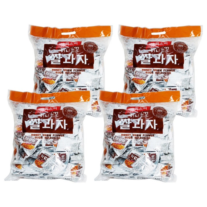 허니눈꽃 크리스피 쌀과자, 920g, 4개